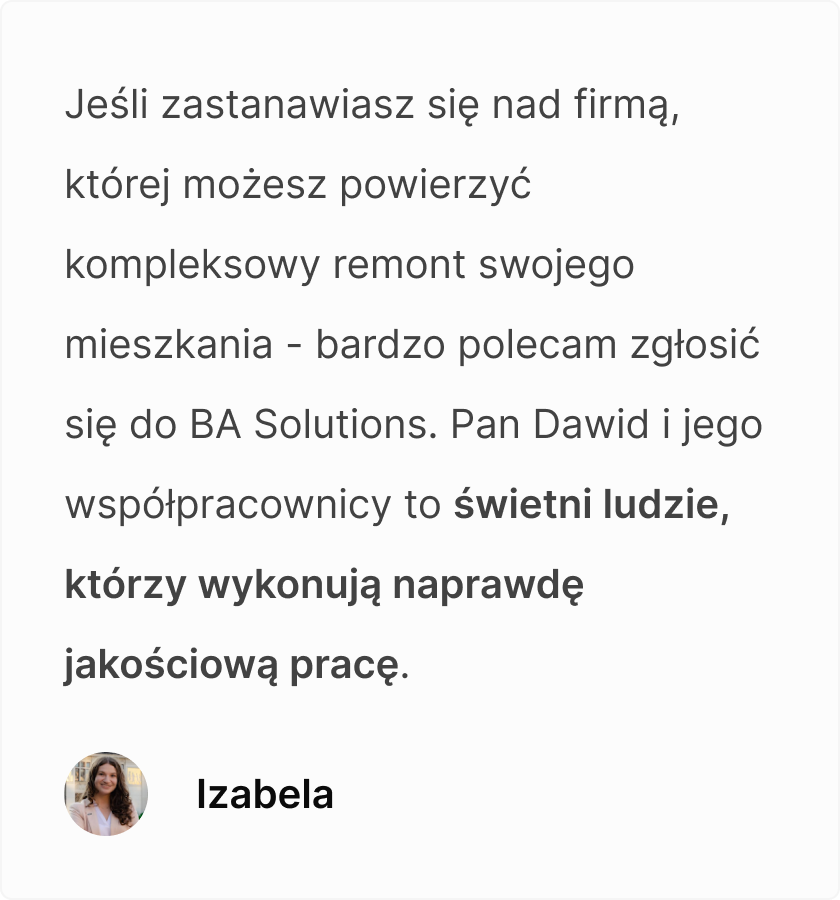 Opinia o BA SOLUTIONS